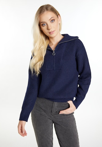 DreiMaster Vintage Pullover 'Imane' in Blau: predná strana