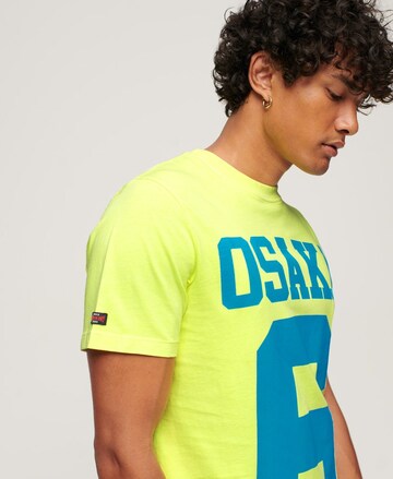 T-Shirt 'Osaka' Superdry en vert