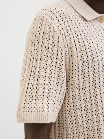 Pull-over 'JPRJoel' JACK & JONES en beige