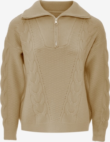 bridgeport Sweater in Beige: front