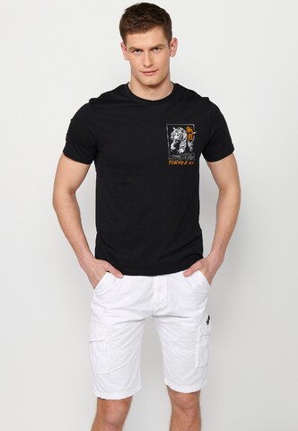 KOROSHI T-Shirt in Schwarz