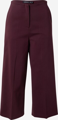 Karen Millen Wide leg Byxa i lila: framsida