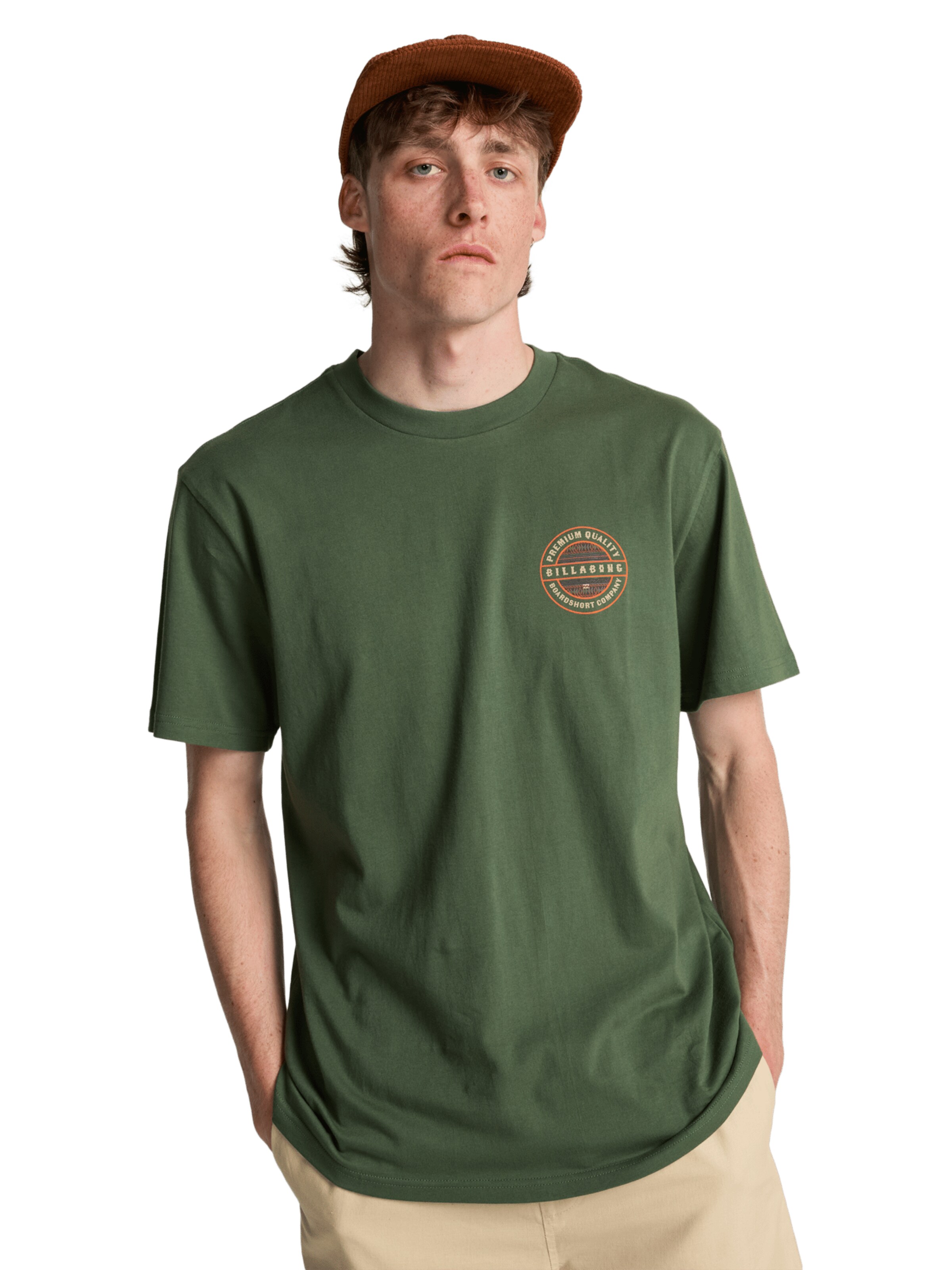 BILLABONG T-shirt 'Rotor' in Grün: Vorderseite