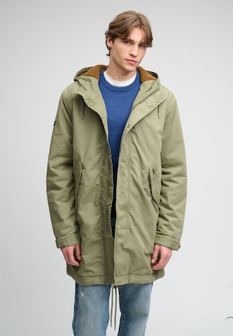Parka mi-saison Superdry & Co en vert : devant