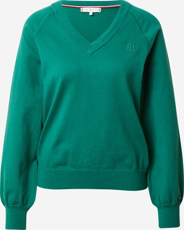 TOMMY HILFIGER Sweater in Green: front