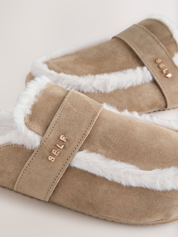 self. Slipper in Beige
