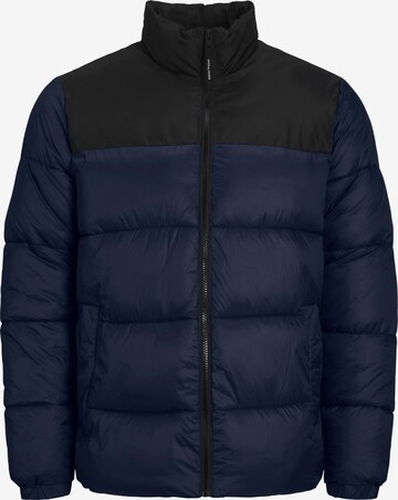 JACK & JONES Winter Jacket 'Toby' in Blue: front