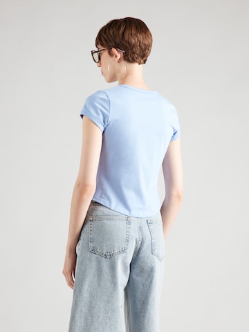 Tricou de la Calvin Klein Jeans pe albastru