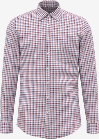 SEIDENSTICKER Regular fit Overhemd 'Smart Essentials' in Rood: voorkant