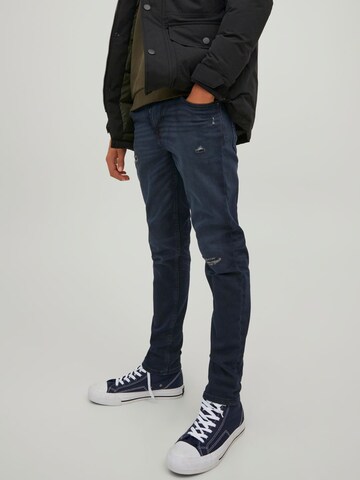 Jack & Jones Junior Slimfit Jeans in Blauw: voorkant