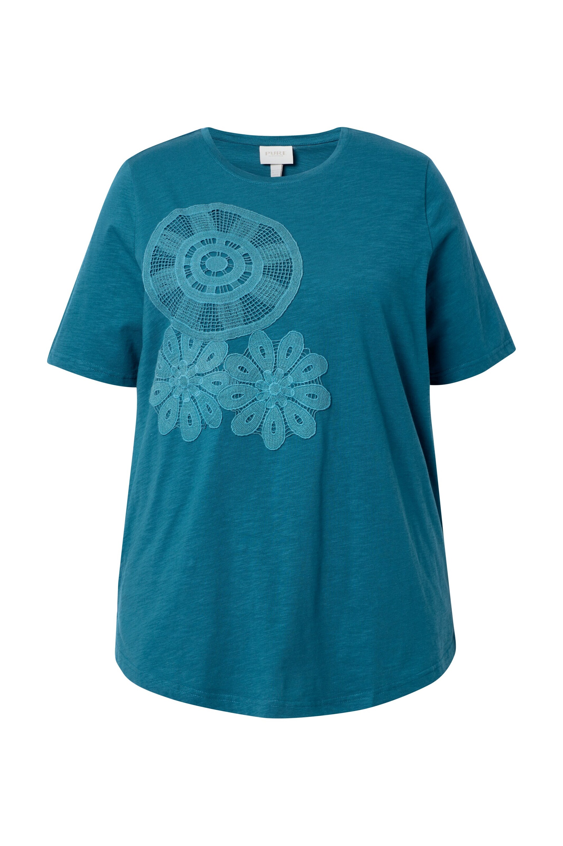 Ulla Popken Shirt in Blau: Vorderseite