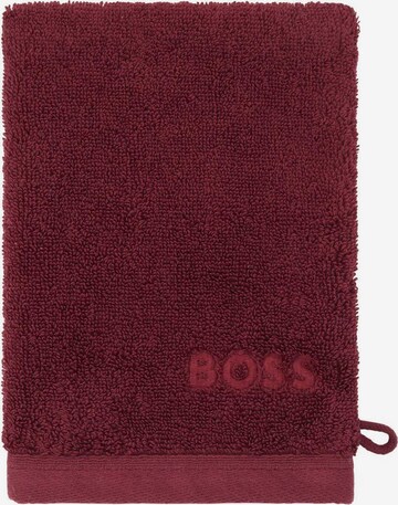 Gant de toilette BOSS en rouge : devant