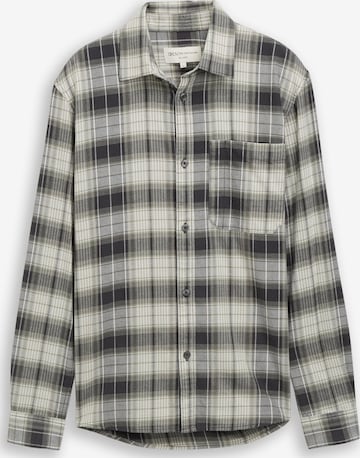 TOM TAILOR DENIM Классический крой Рубашка в Белый: спереди
