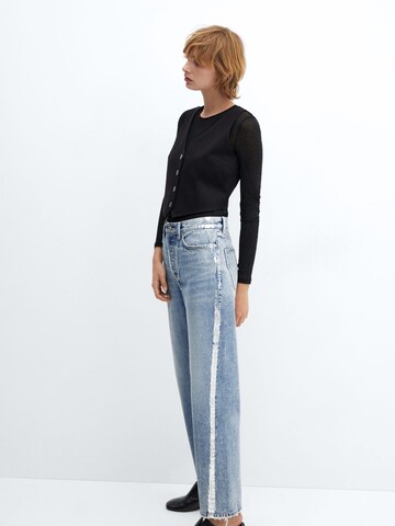 MANGO Regular Jeans 'Nicola' i blå