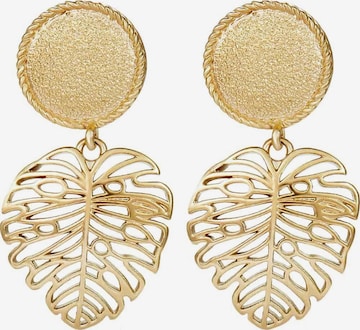 Boucles d'oreilles 'Sandra' Victoria Hyde en or : devant