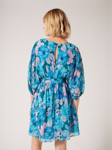 Robe de cocktail 'Aqua' NAF NAF en bleu