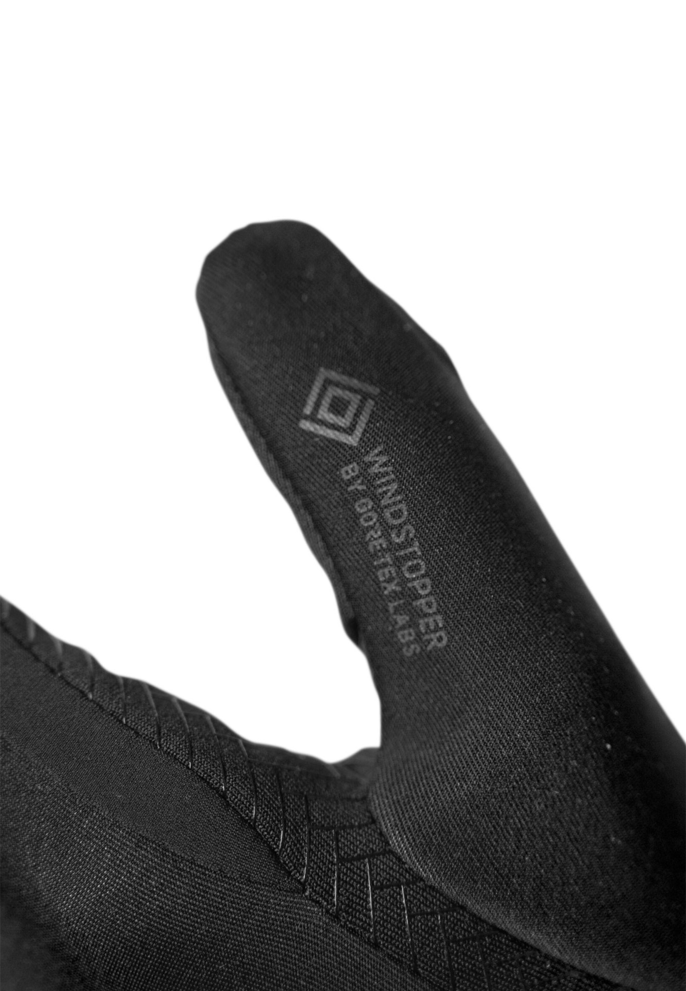 REUSCH Fingerhandschuhe 'Karayel WINDSTOPPER® TOUCH-TEC' in Schwarz