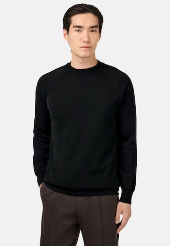 Pull-over 'B Tech' Boggi Milano en noir : devant
