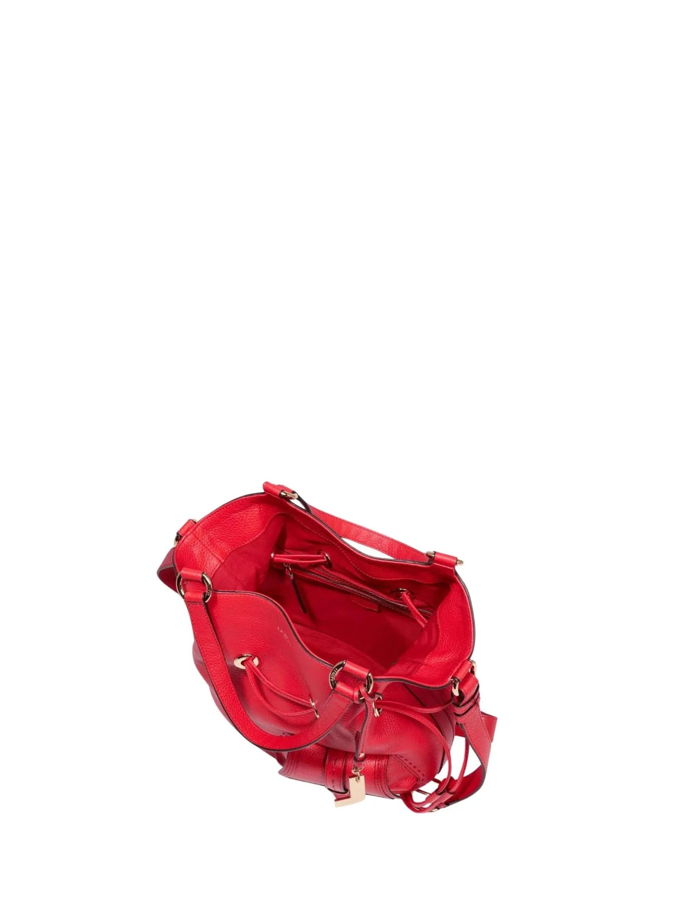 Borsa a mano 'Sac Seau M Lancel 1Er Flirt Rouge' di Lancel in rosso