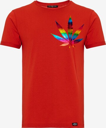 Redbridge T-Shirt 'legalize it' in Rot: predná strana