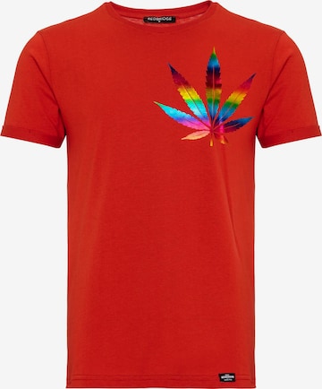 Redbridge Shirt 'legalize it' in Red: front