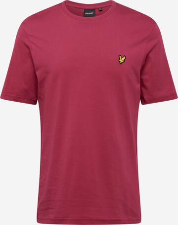 T-Shirt Lyle & Scott en rouge : devant