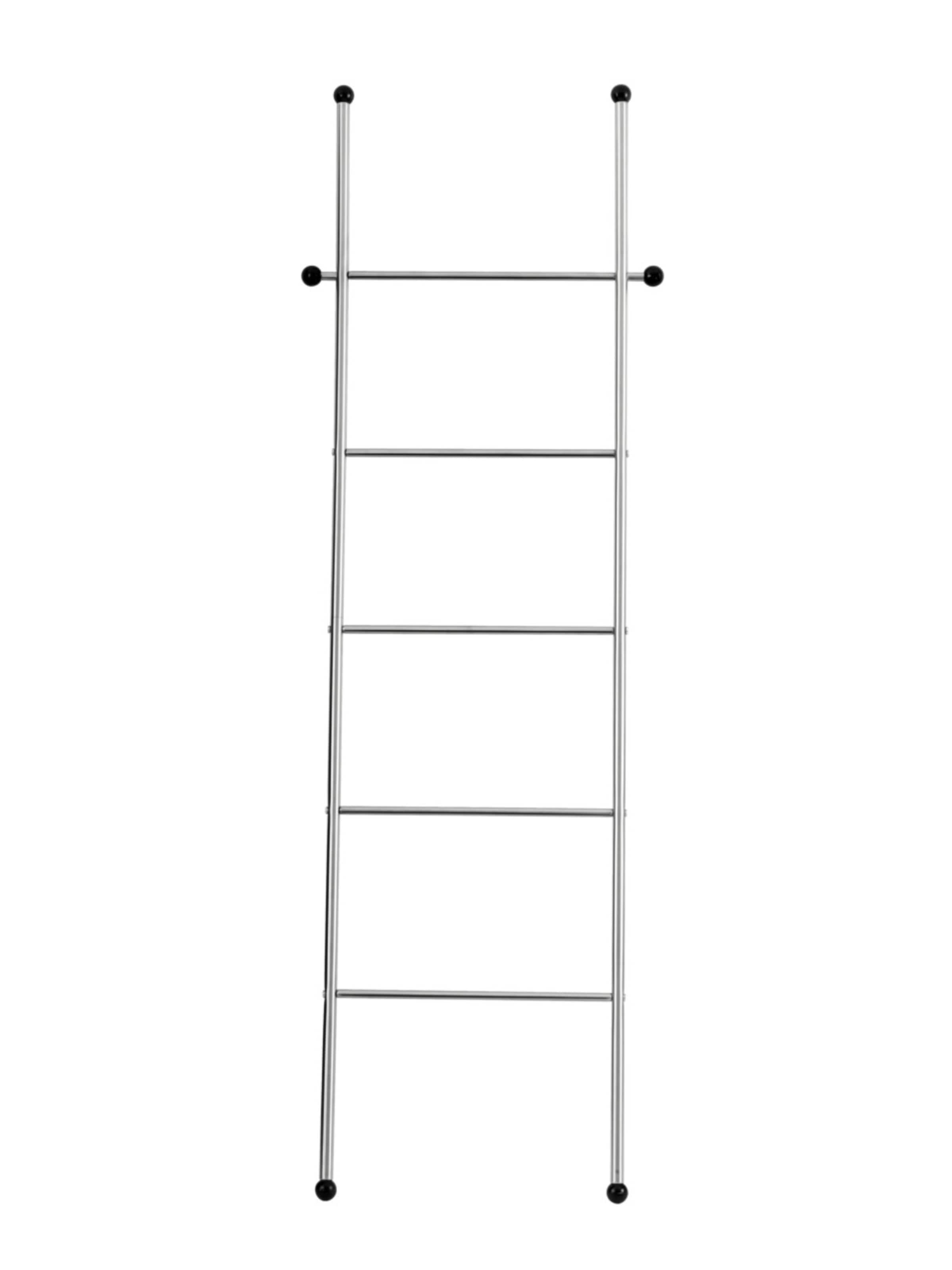 Wenko Handtuchleiter 'Viva' in Silber: Vorderseite