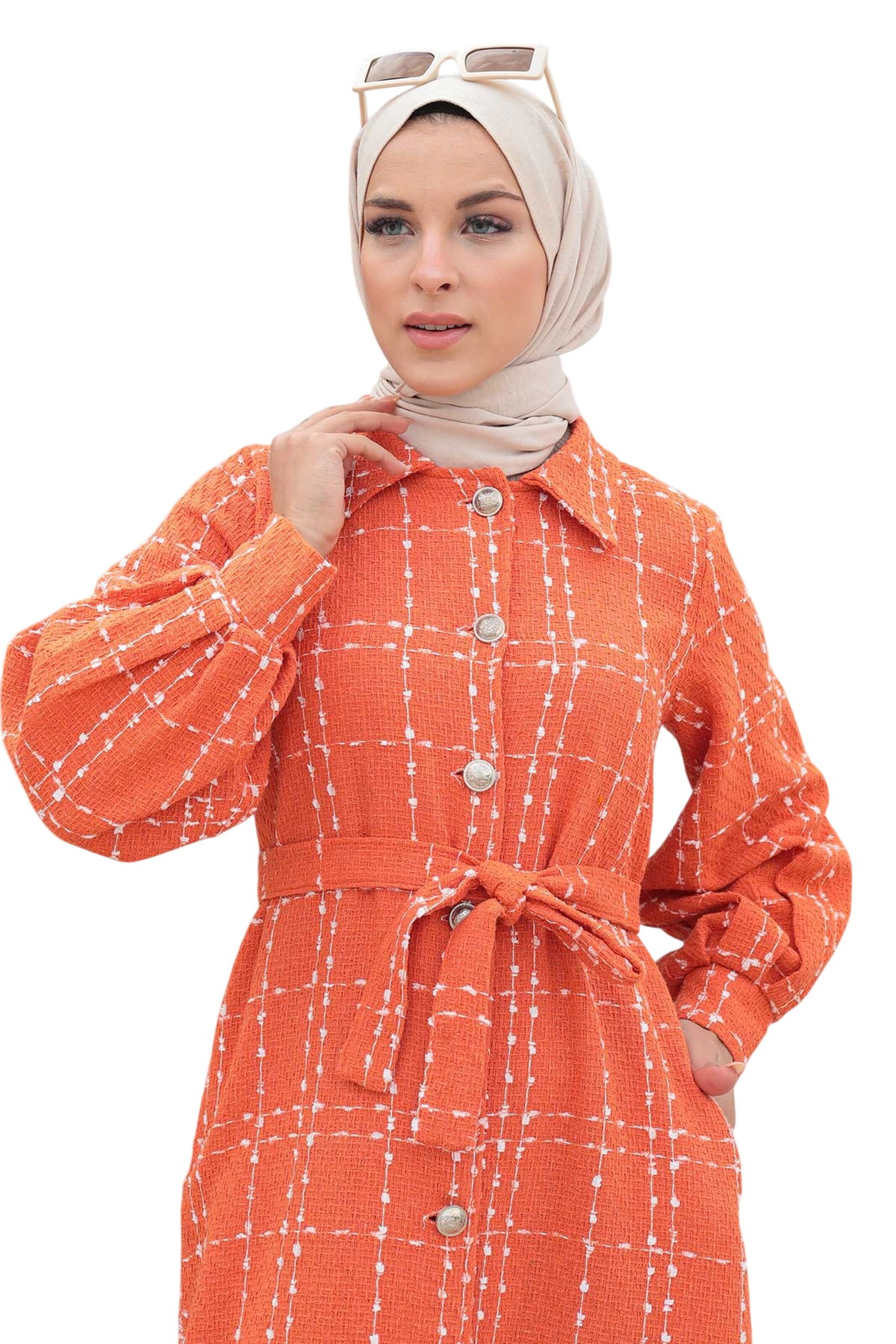 MODAMIHRAM Übergangsmantel in Orange