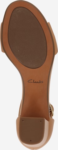 CLARKS Páskové sandály 'Deva Mae' – béžová