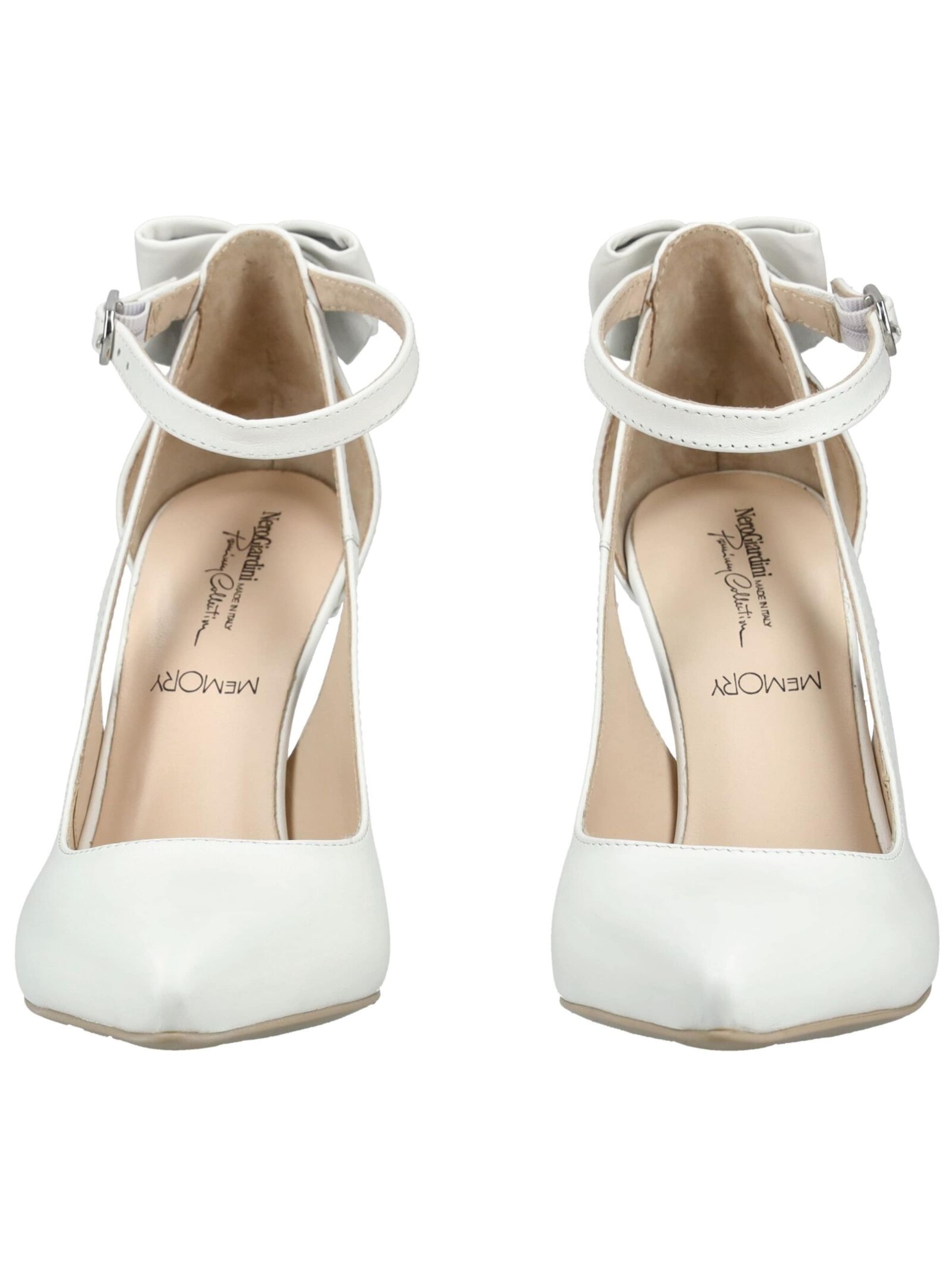 Décolleté sling di Nero Giardini in bianco