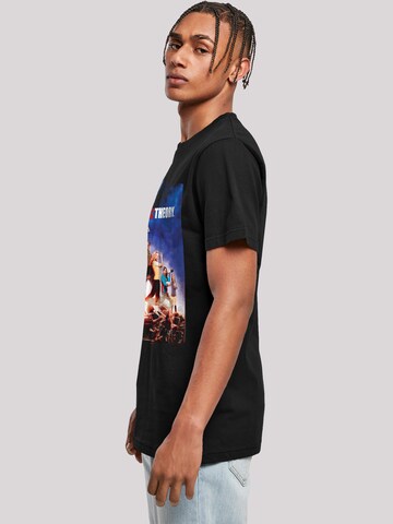 F4NT4STIC Shirt 'Big Bang Theory TV Serie Character Poster' in Zwart