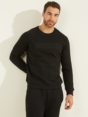 GUESS Sweatshirt in Schwarz: Vorderseite