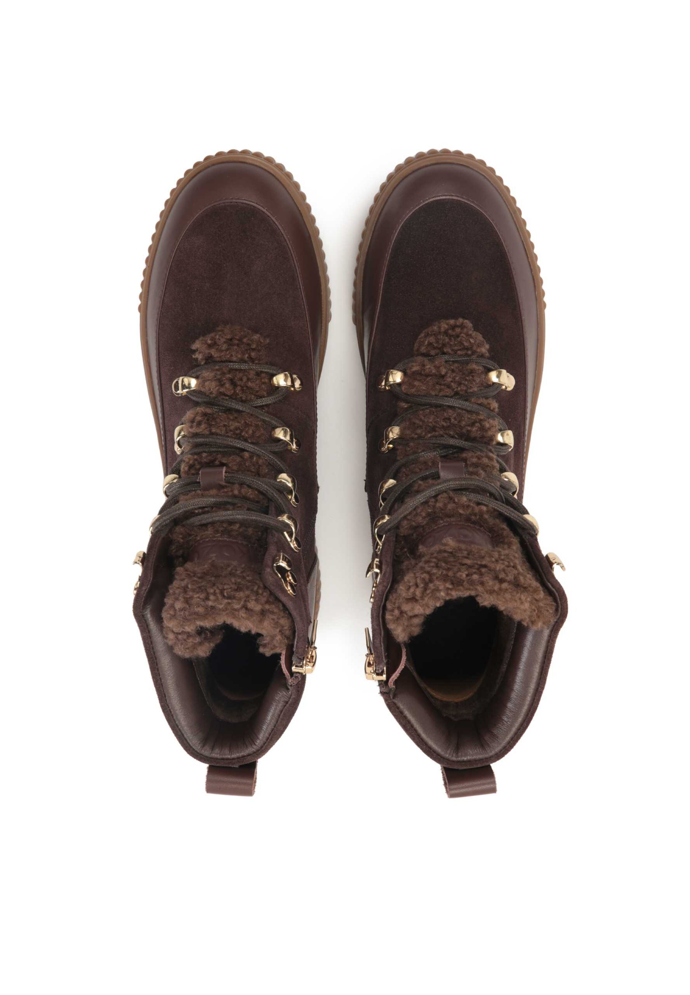 Stivaletto stringato di Kazar in marrone