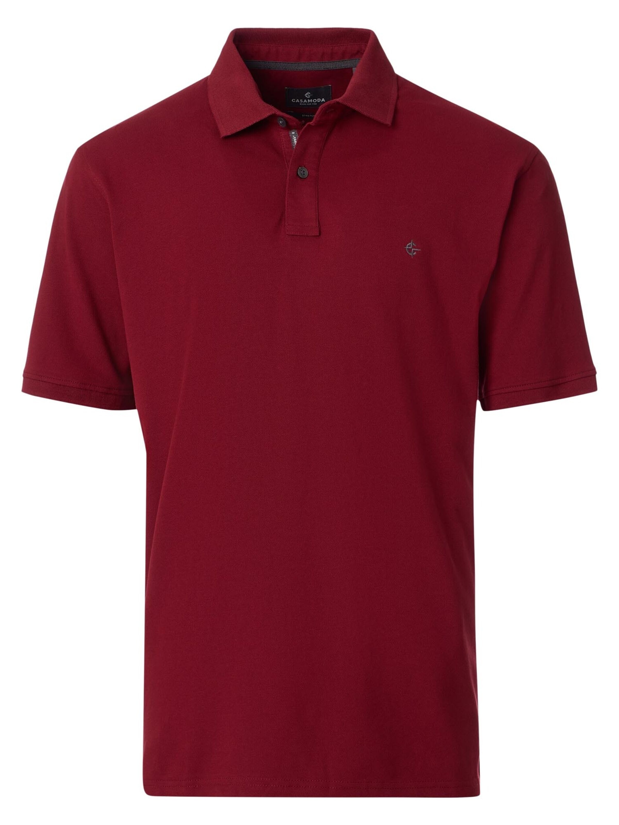 CASAMODA Shirt 'Basic' in Red: front