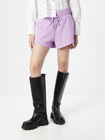 GAP Normalny krój Spodnie w kolorze fioletowy: przód