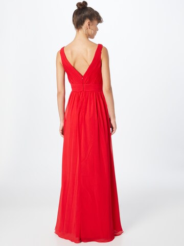 mascara Evening Dress in Red