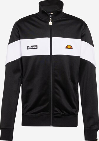 ELLESSE Sweatjacke 'Caprini' in Schwarz: predná strana