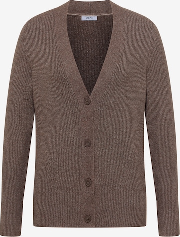 CECIL Strickjacke in Braun: Vorderseite