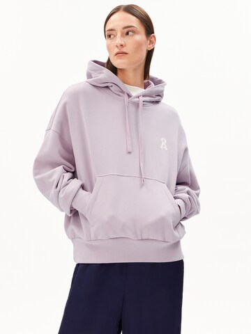 ARMEDANGELS Sweatshirt 'FRANCISARAA' in Purple: front
