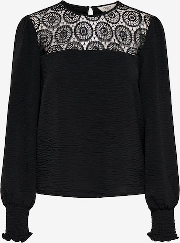 ONLY Bluza 'ONLMette' | črna barva: sprednja stran