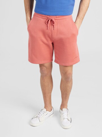 HOLLISTER Regular Broek in Rood: voorkant