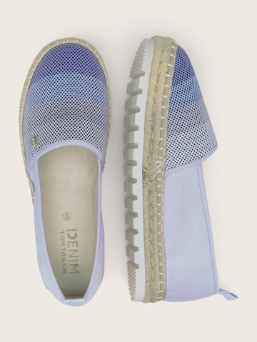 TOM TAILOR DENIM Espadrilles in Blau