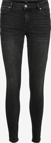 VERO MODA Skinny Jeans 'LYDIA' i sort: forside