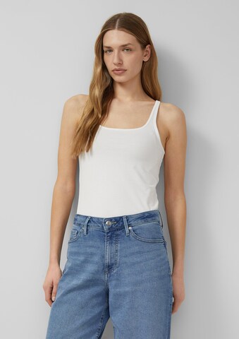 T-shirt s.Oliver en blanc : devant