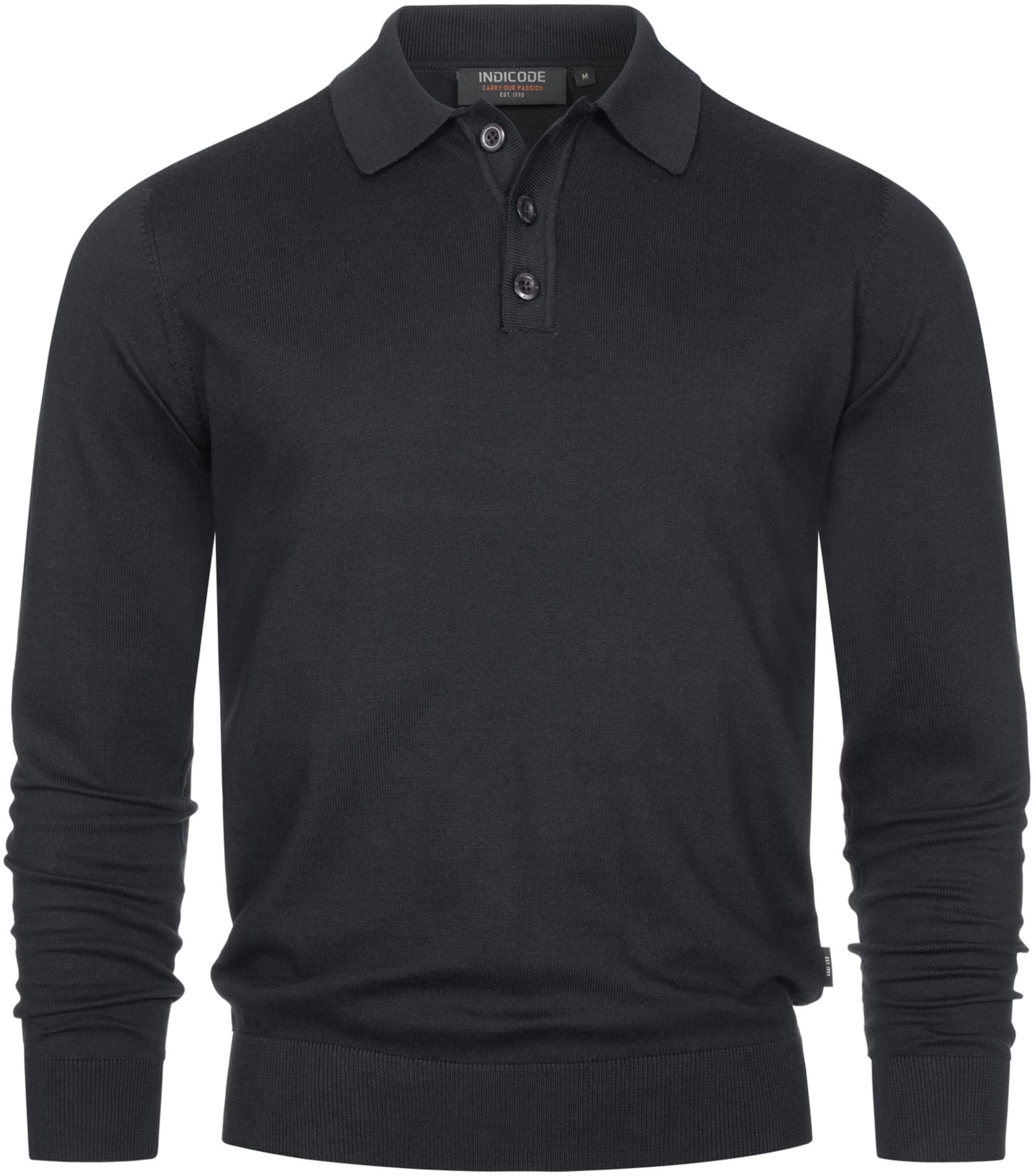 INDICODE JEANS Sweater in Black: front