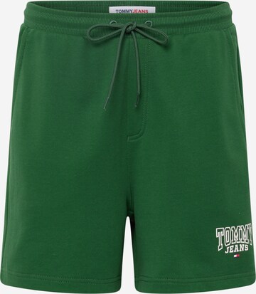 Tommy Jeans Παντελόνι σε πράσινο: μπροστά