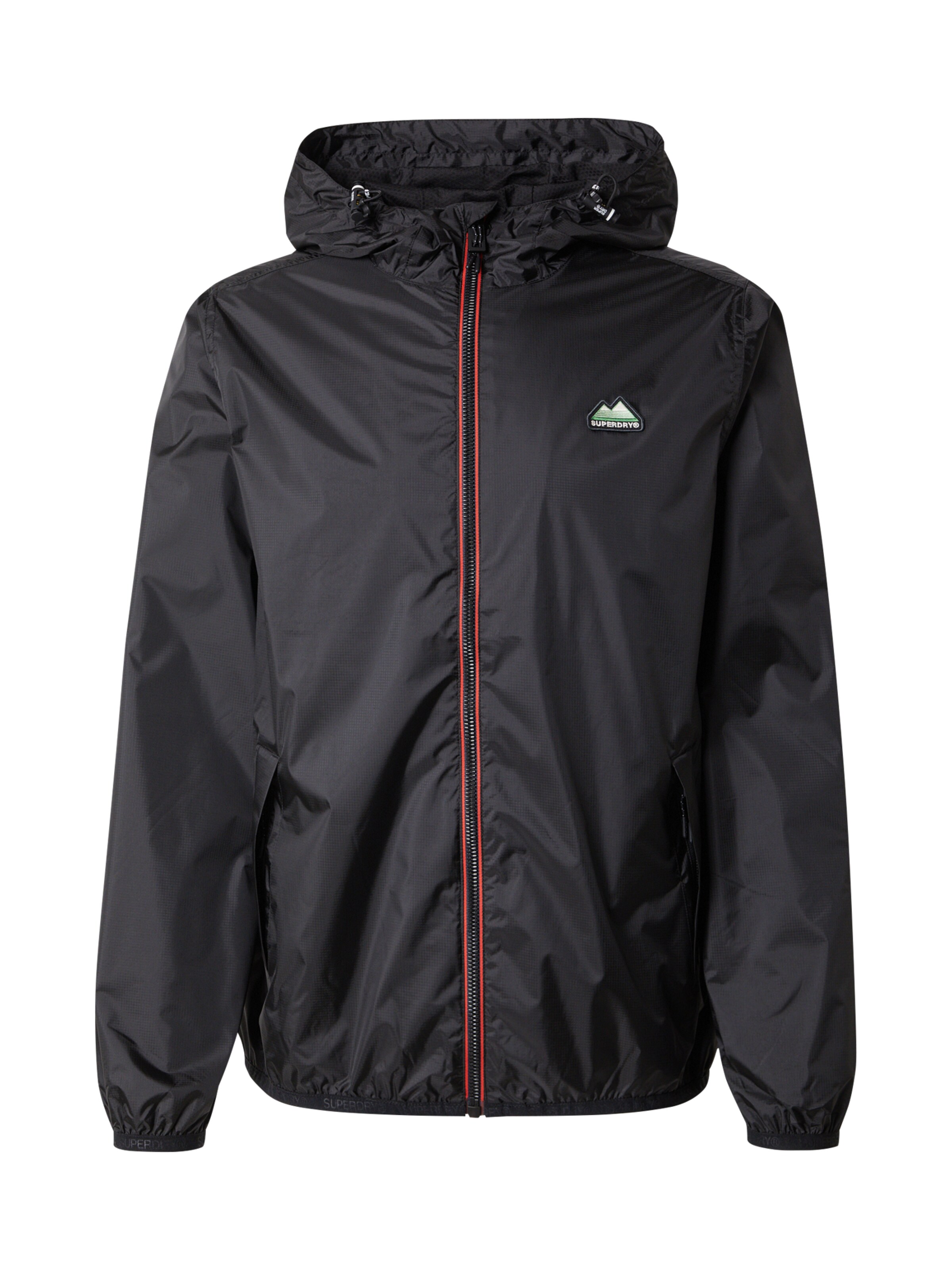 Veste mi-saison 'Essential' Superdry & Co en noir : devant