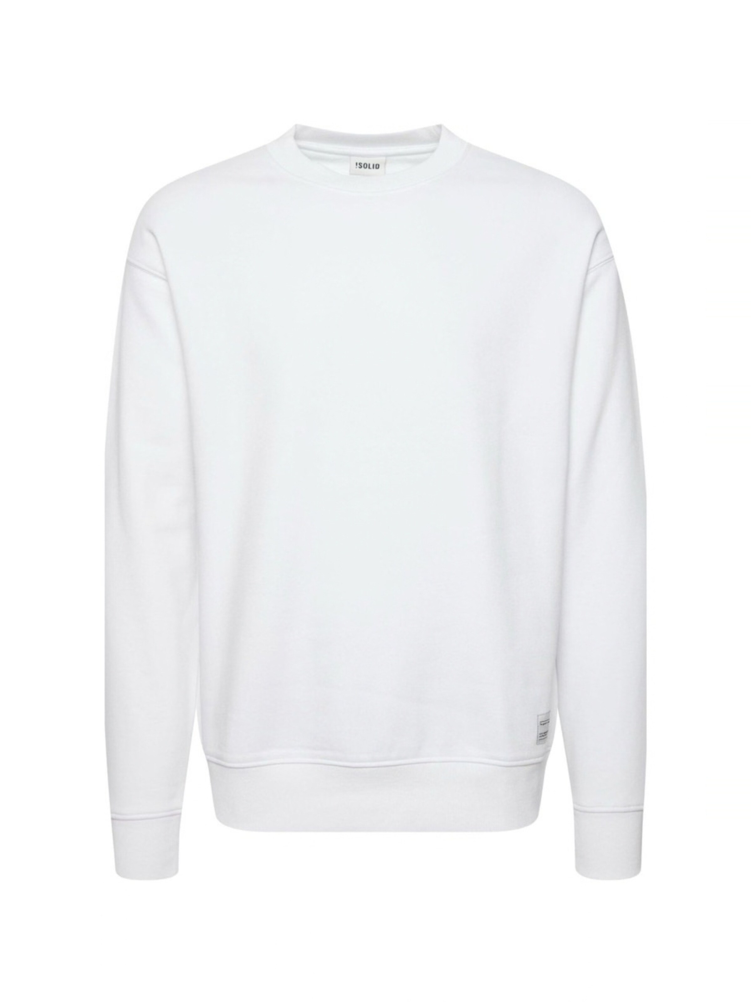 !Solid Sweatshirt 'SDLenz' in XXXL in de kleur Wit, Productweergave