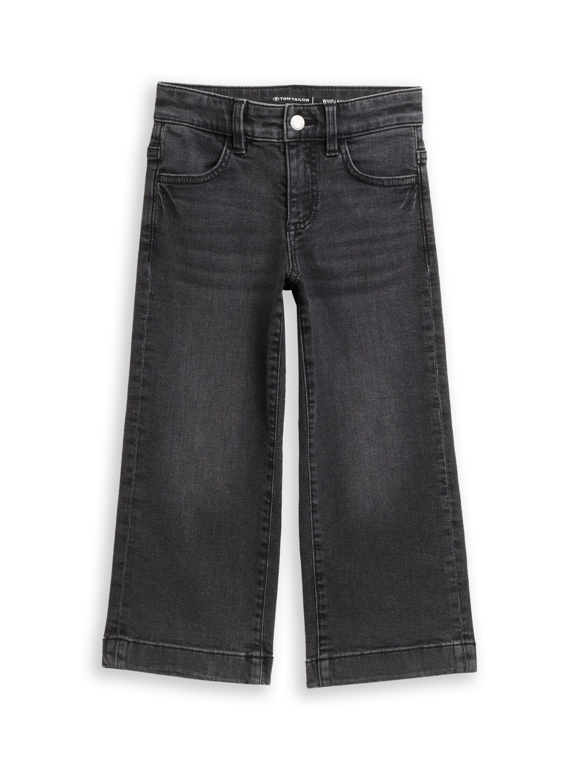 TOM TAILOR Wide leg Jeans in Grijs: voorkant
