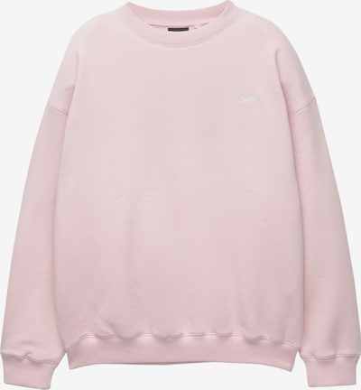 Pull&Bear Sweater majica 'STWD' u rosé / bijela, Pregled proizvoda